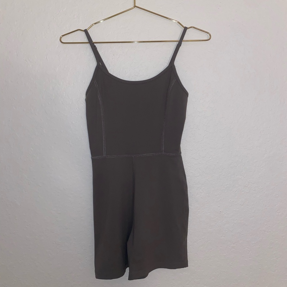 Grey one piece from garage